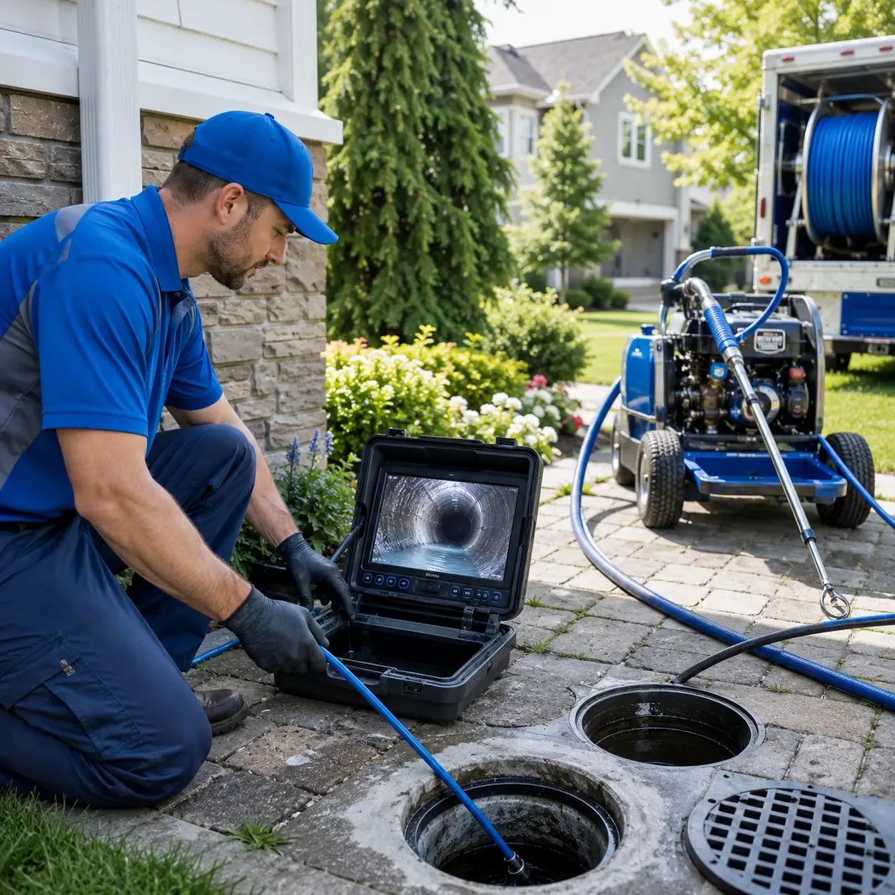 Outdoor drain cleaning professionals serving Benton Harbor, MI